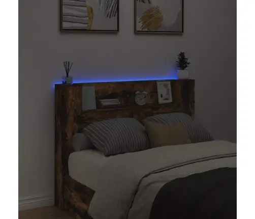 Galvgalis Dūmaka Ozols 140 X 16,5 X 103,5 Cm Inženierijas Koks Vidaxl