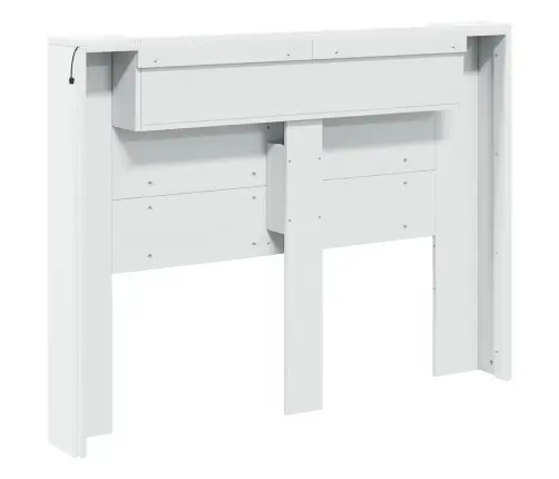 Galvgalis Balts 140 X 16,5 X 103,5 Cm Inženierijas Koks Vidaxl