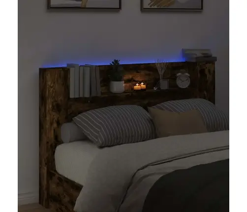 Galvgalis Dūmaka Ozols 160 X 16,5 X 103,5 Cm Inženierijas Koks Vidaxl