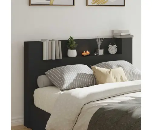 Peats Led -Ribatuledega Must 160 X 16,5 X 103,5 Cm Tehispuit