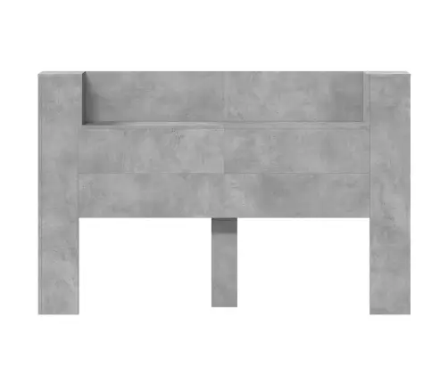 Galvgalis Betona Pelēks 160 X 16,5 X 103,5 Cm Inženierijas Koks Vidaxl