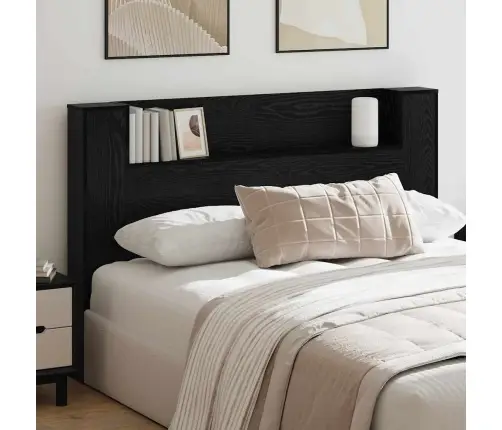 Galvgalis Melns Ozolkoks 160 X 17 X 104,5 Cm Inženierijas Koks Vidaxl