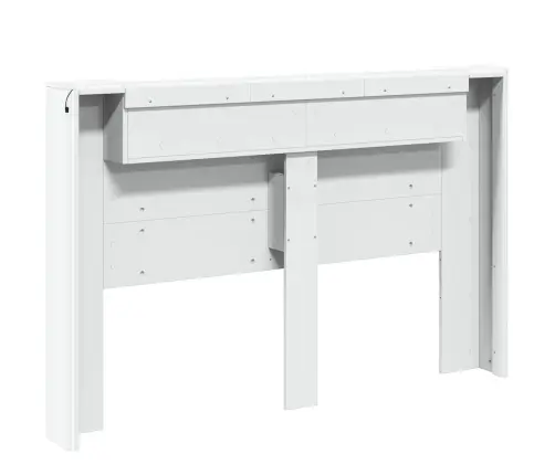 Galvgalis Balts 160 X 16,5 X 103,5 Cm Inženierijas Koks Vidaxl