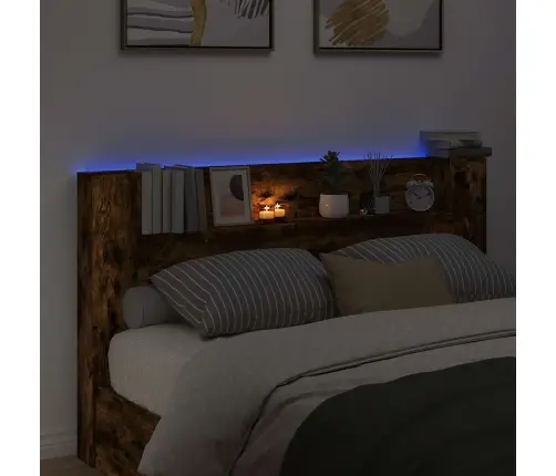 Galvūgalis Su Lentyna Rūkyta Ąžuolas 180 X 16,5 X 103,5 Cm