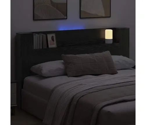 Galvgalis Melns Ozolkoks 180 X 17 X 104,5 Cm Inženierijas Koks Vidaxl