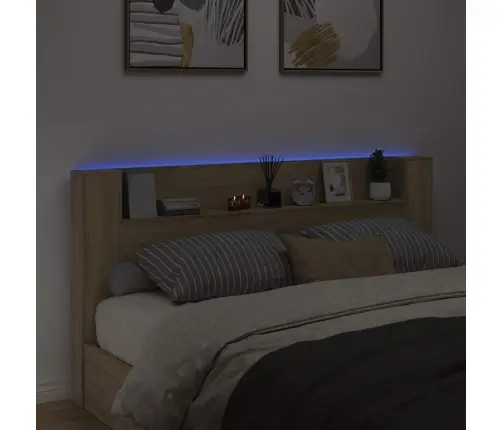 Galvgalis Sonoma Ozols 200 X 16,5 X 103,5 Cm Inženierijas Koks Vidaxl