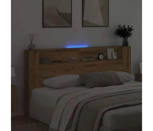 Galvas Dēlis Skapītis Artisānā Ozols 120 X 15 X 103.5 Cm Vidaxl