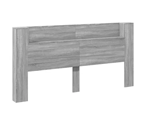 Galvgalis Pelēks Sonoma 200 X 16,5 X 103,5 Cm Inženierijas Koks Vidaxl