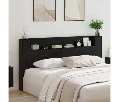 Galvūgalis Juodas Ąžuolas 200 X 15 X 103,5 Cm Apdirbta Mediena