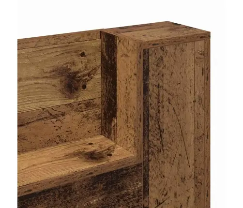 Galvas Dēlis Skapītis Ar Plauktu Vecs Koks 120 X 15 X 103.5 Cm Vidaxl