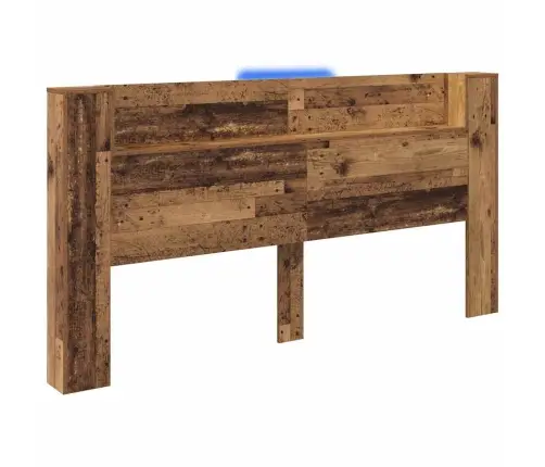 Galvas Dēlis Skapītis Ar Plauktu Vecs Koks 120 X 15 X 103.5 Cm Vidaxl