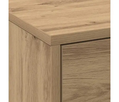 Tv Skapis Ar Led Gaismām Mākslīgā Ozola 140 X 34 X 40 Cm Vidaxl