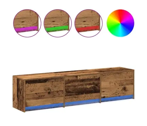 Tv Kapp Led-Dega Sahtliga Vana Puit 162 X 34 X 40 Cm Tehispuit