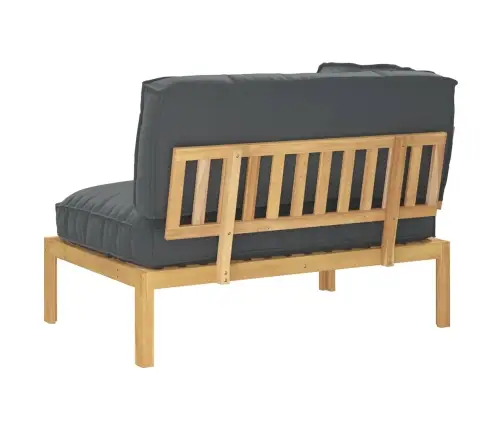 Dīvānu Komplekts Ar Spilvenu Antracīts 131,5 X 92 X 69 Cm Vidaxl