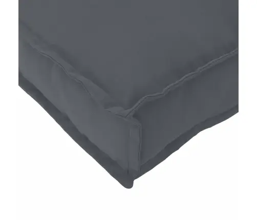 Dīvānu Komplekts Antracīts 120 X 80 X 69 Cm Cietā Akācijas Koks Vidaxl