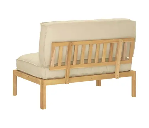 Diivanikomplekt Padjaga Beež 120 X 92 X 69 Cm Tugev Akatsiapuu