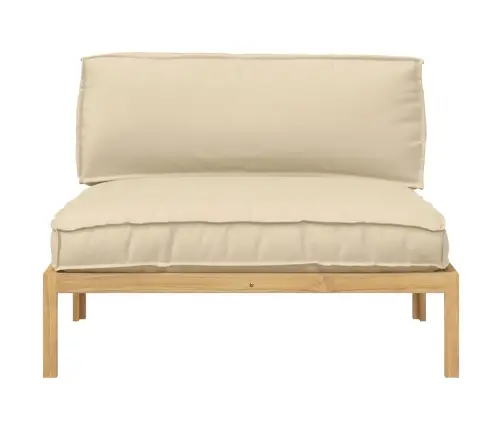 Diivanikomplekt Padjaga Beež 120 X 92 X 69 Cm Tugev Akatsiapuu