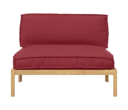 Diivanikomplekt Veinpunane 120 X 92 X 69 Cm Tugev Akatsiapuu