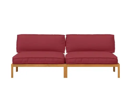 Diivanikomplekt Veinpunane 240 X 92 X 69 Cm Tugev Akatsiapuu