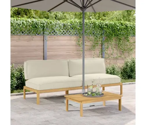 Diivanikomplekt Padjaga Cream 240 X 92 X 69 Cm Tugev Akatsiapuu