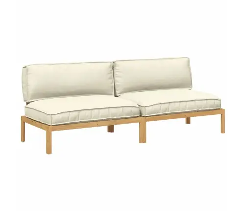 Diivanikomplekt Padjaga Cream 240 X 92 X 69 Cm Tugev Akatsiapuu