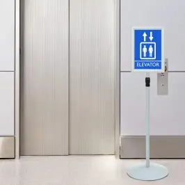 Pedestāla Plakātu Statīvs Sudraba 33 X 33 X 123 Cm Vidaxl