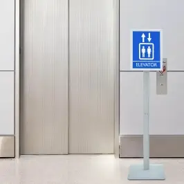 Pedestāla Plakātu Statīvs Sudraba 32 X 27 X 119 Cm Vidaxl