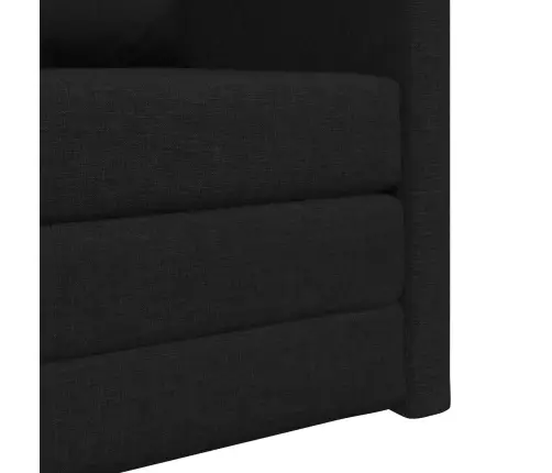 Kokkukantav Diivanvoodi 61Cm Must Kangas