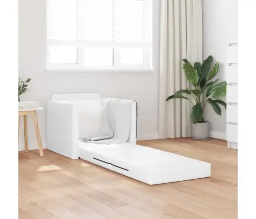 Sulankstomas Sofas-Lova Balta 74 X 77 X 81 Cm Pvc