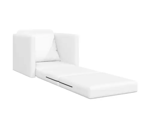 Sulankstomas Sofas-Lova Balta 74 X 77 X 81 Cm Pvc