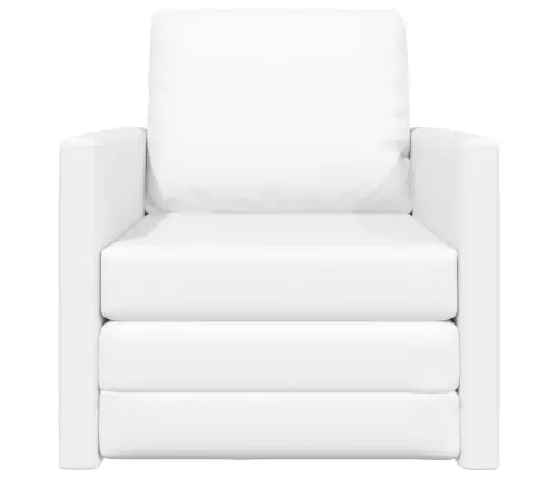 Sulankstomas Sofas-Lova Balta 74 X 77 X 81 Cm Pvc