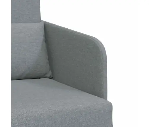 Saliekamais Dīvāns Gultas Gaiši Pelēks 65 X 80 X 83 Cm Audums Vidaxl