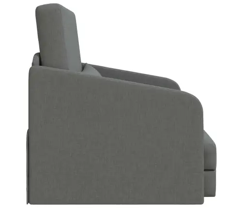 Sulankstomas Sofas-Lova Tamsiai Pilka 65 X 80 X 83 Cm Audinys