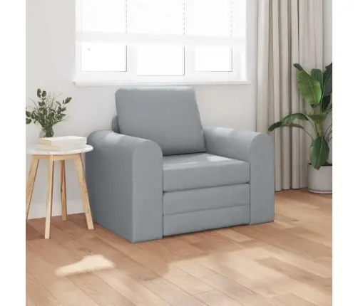 Sulankstomas Sofas-Lova Šviesiai Pilka 98 X 71 X 83 Cm Audinys