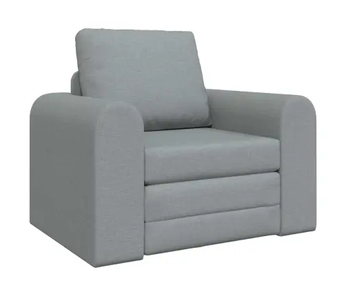 Sulankstomas Sofas-Lova Šviesiai Pilka 98 X 71 X 83 Cm Audinys