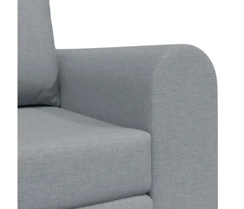 Sulankstomas Sofas-Lova Šviesiai Pilka 148 X 71 X 83 Cm Audinys