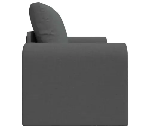 Sulankstomas Sofas-Lova Tamsiai Pilka 148 X 71 X 83 Cm Audinys