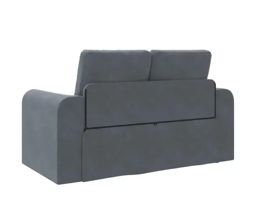 Saliekamais Dīvāns Gultas Tumši Pelēks 148 X 71 X 83 Cm Samts Vidaxl