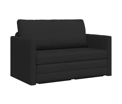 Sulankstomas Sofas-Lova Juoda 124 X 71 X 78 Cm Audinys