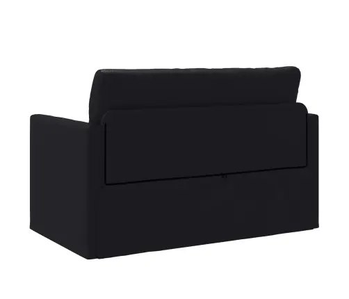 Sulankstomas Sofas-Lova Juoda 124 X 71 X 78 Cm Pvc