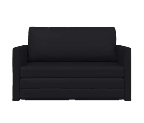 Sulankstomas Sofas-Lova Juoda 124 X 71 X 78 Cm Pvc