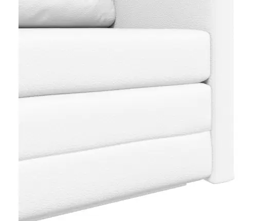 Sulankstomas Sofas-Lova Balta 124 X 71 X 78 Cm Pvc
