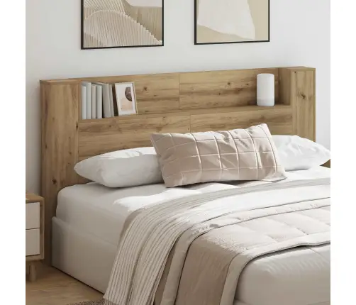 Galvas Dēlis Ar Led Mākslīgā Ozola 180 X 16,5 X 103,5 Cm Vidaxl