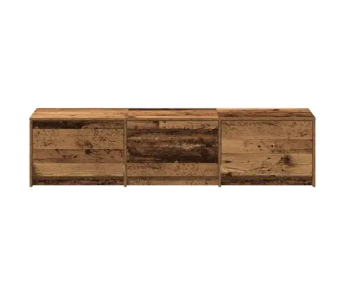 Televizoriaus Spintelė Su Led Senas Medis 165 X 34 X 40 Cm