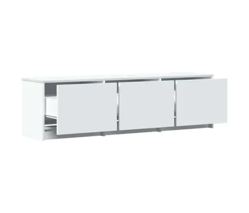 Televizora Skapīša Balts 140 X 34 X 40 Cm Inženierijas Koks Vidaxl