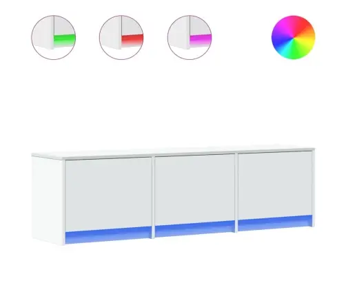 Televizora Skapīša Balts 140 X 34 X 40 Cm Inženierijas Koks Vidaxl