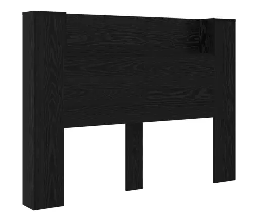 Galvas Dēlis Ar Led Melns Ozolkoks 140 X 16,5 X 103,5 Cm Vidaxl