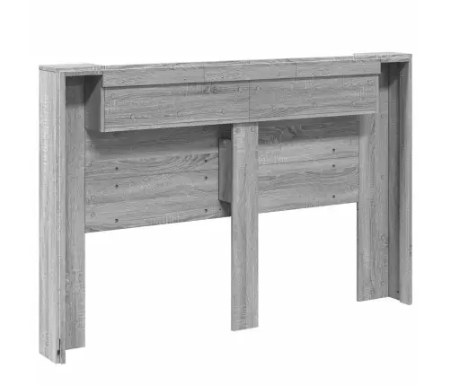 Galvas Dēlis Ar Led Pelēks Sonoma 160 X 16,5 X 103,5 Cm Vidaxl