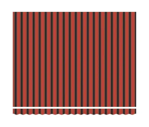 Izvelkams Jumtiņš Oranža Un Melna 400 × 300 Cm Vidaxl