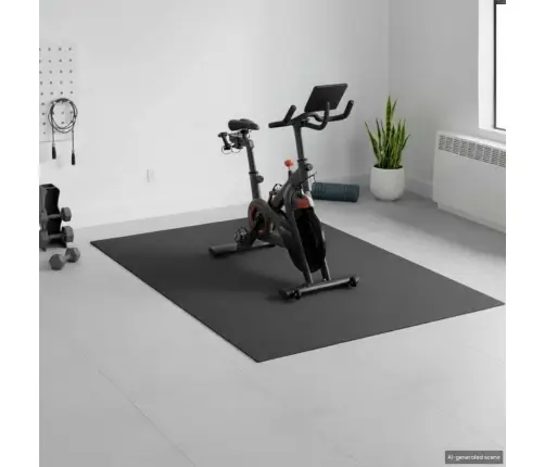 Sporta Aizsardzības Paklājs Melna 213 X 152 X 0,6 Cm Pvc Vidaxl